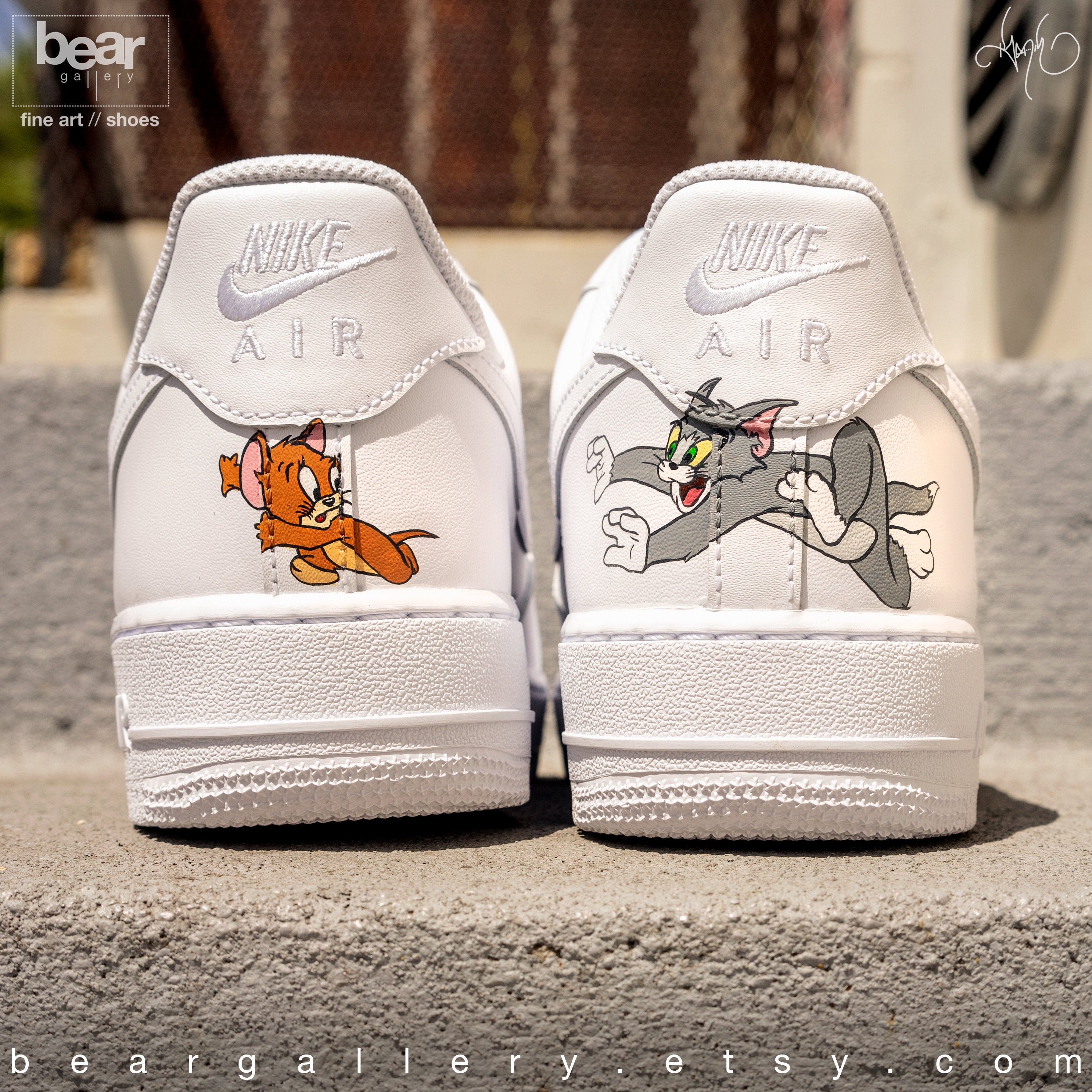 Custom Nike Air Force 1 Hand Painted Nike Shoes Cartoon - Etsy Australia