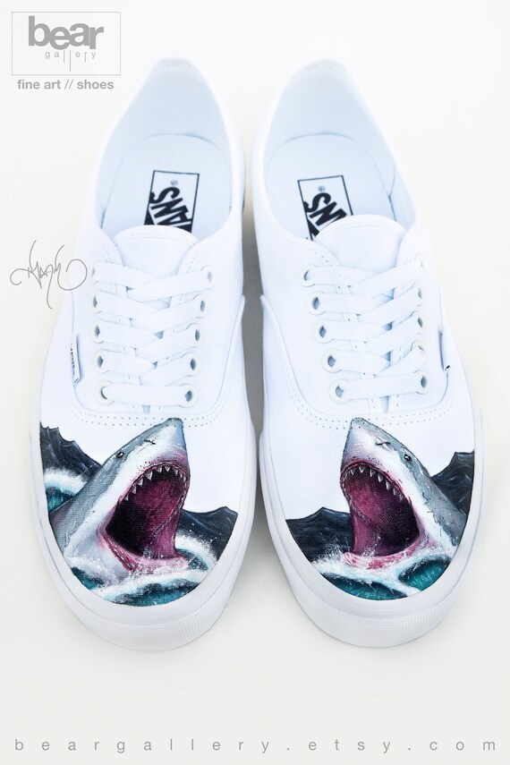 custom shark vans