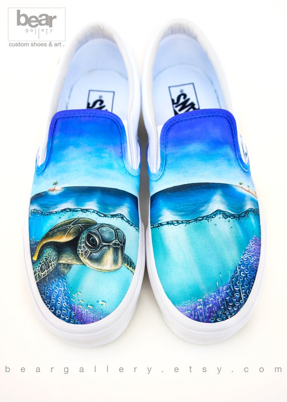 Vans Shoes Hand Painted Sea Turtle Vans Shoes Hand Painted Sea Turtle