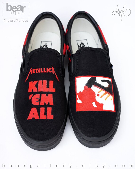 Custom Painted Album Cover Vans Shoes 