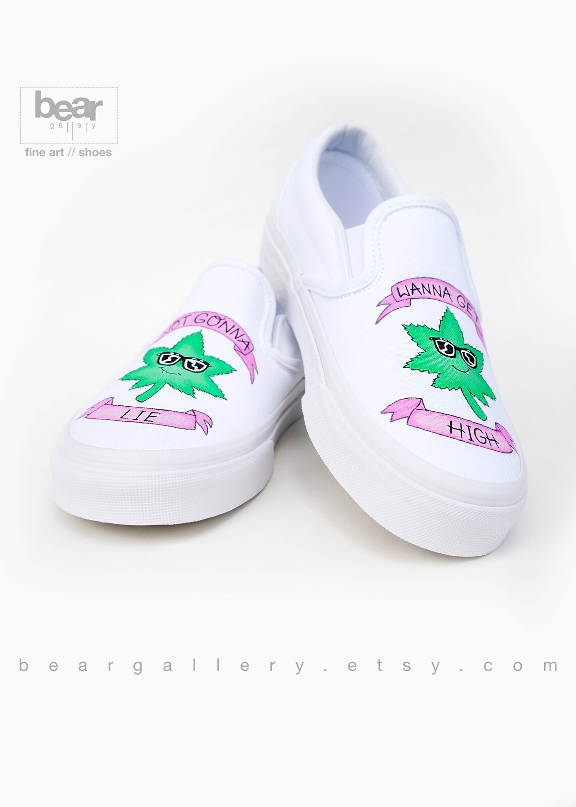 vans pot leaf shoes