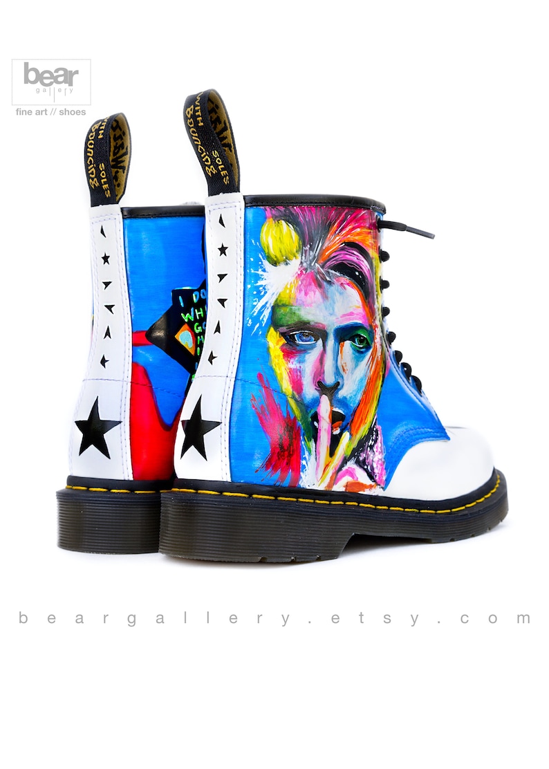 Custom Painted Doc Martens Boots Hand Painted Doc Martens Etsy