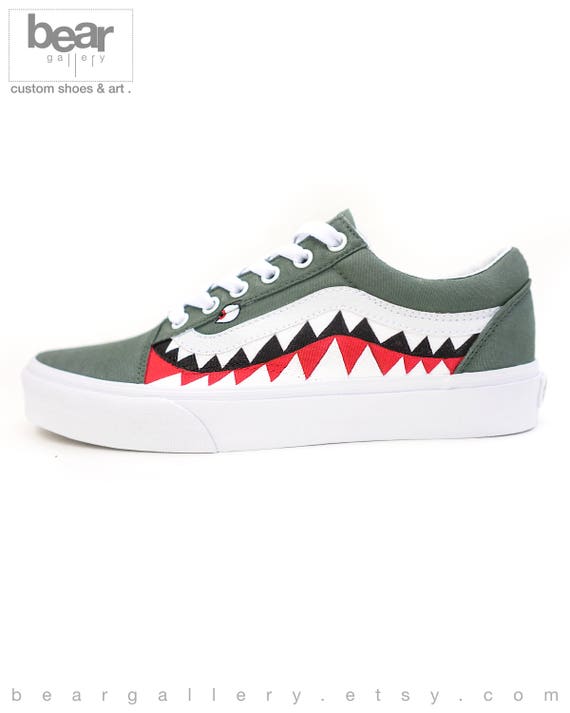 Benutzerdefinierte bemalt Bape Vans 