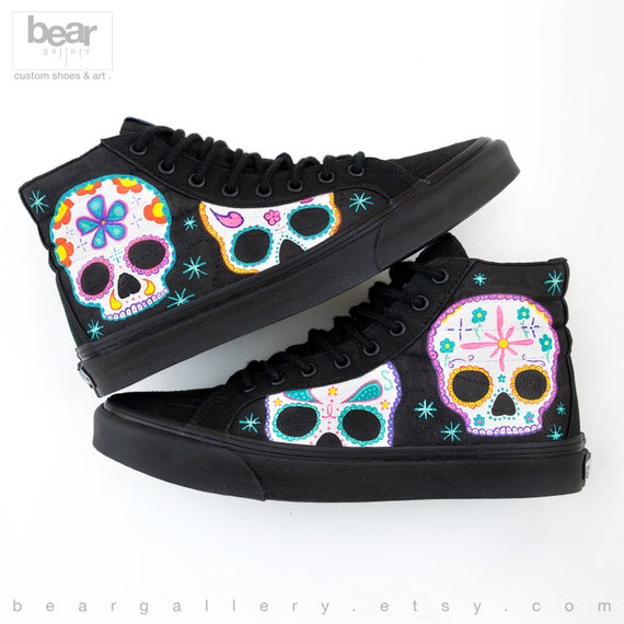sugar skull shoes vans