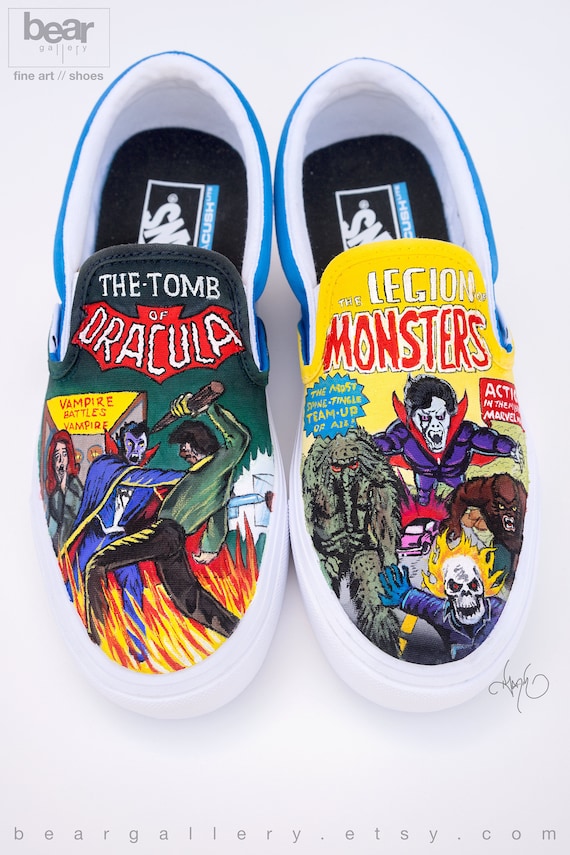 vans comic shoes