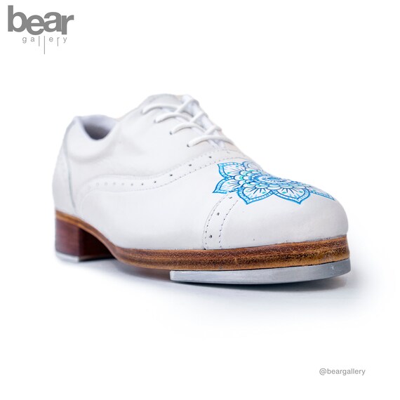 Custom Hand Painted Tap Dance Shoes Mandala Tap Dance Shoes Etsy