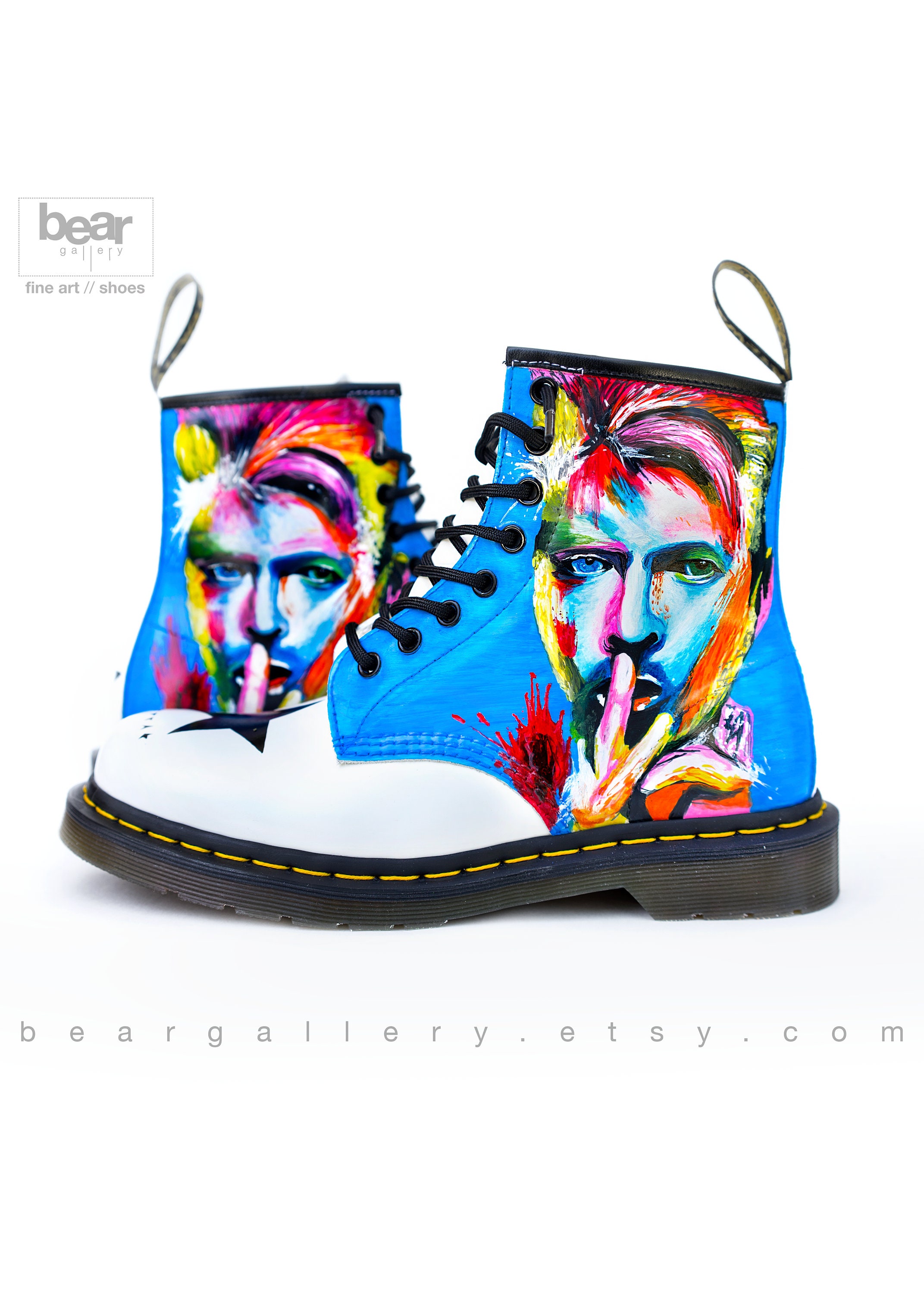 hand painted doc martens