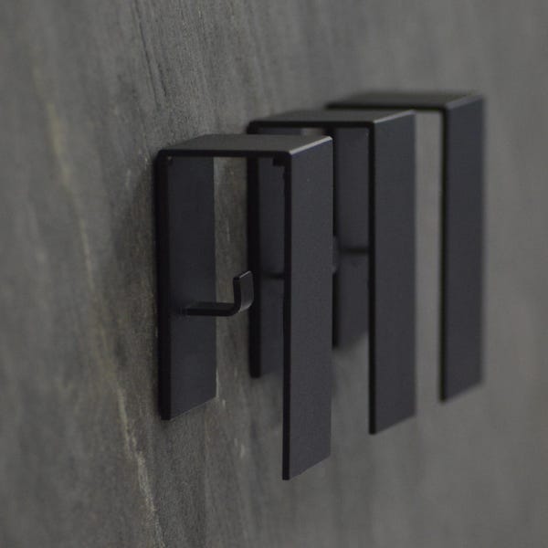 Black Bathroom Towel Hook - Etsy
