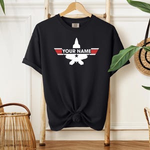 Custom Name Maverick Goose Shirt, Goose Viper Shirt, Maverick Goose Shirt, Comfort Color Shirt, Personalized Goose Tee Shirts, Goose T-Shirt
