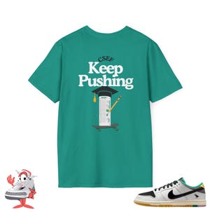Camiseta a juego para Nike Dunk SB Low X CSEF, camiseta unisex de estilo suave para patinadores, zapatillas de skateboarding, ropa de calle, ropa de skate.