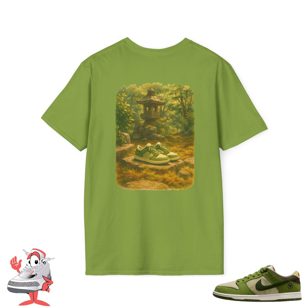 Matching Shirt for Nike SB Dunk Low Matcha Yuto Horigome