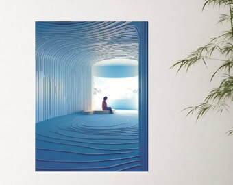 Surreal Place for Deep Thoughts - Wall Art - Instant Download
