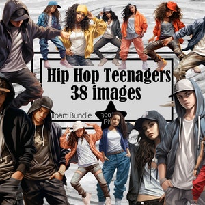 Hiphop kleding PNG Streetstyle Clipart danser Clipart tiener clipart afbeelding Clipart-afbeeldingen commerciële digitale Download sublimatie PNG
