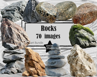 Rocks Clipart River Rocks PNG Graphic Obsidian Image Transparent Commercial License Digital Download Sublimation Zen Rock Stack Junk Journal