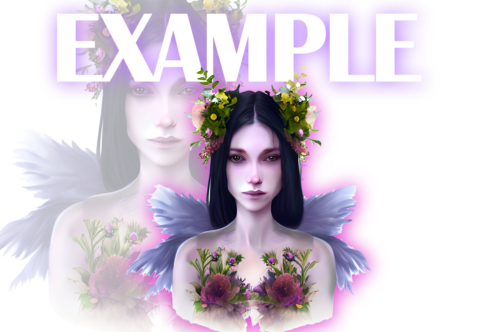 Graphics Fae Dark Moody Gothic Fae Fairies ~ 10 Clipart Graphics Bundle ~ Commercial ...