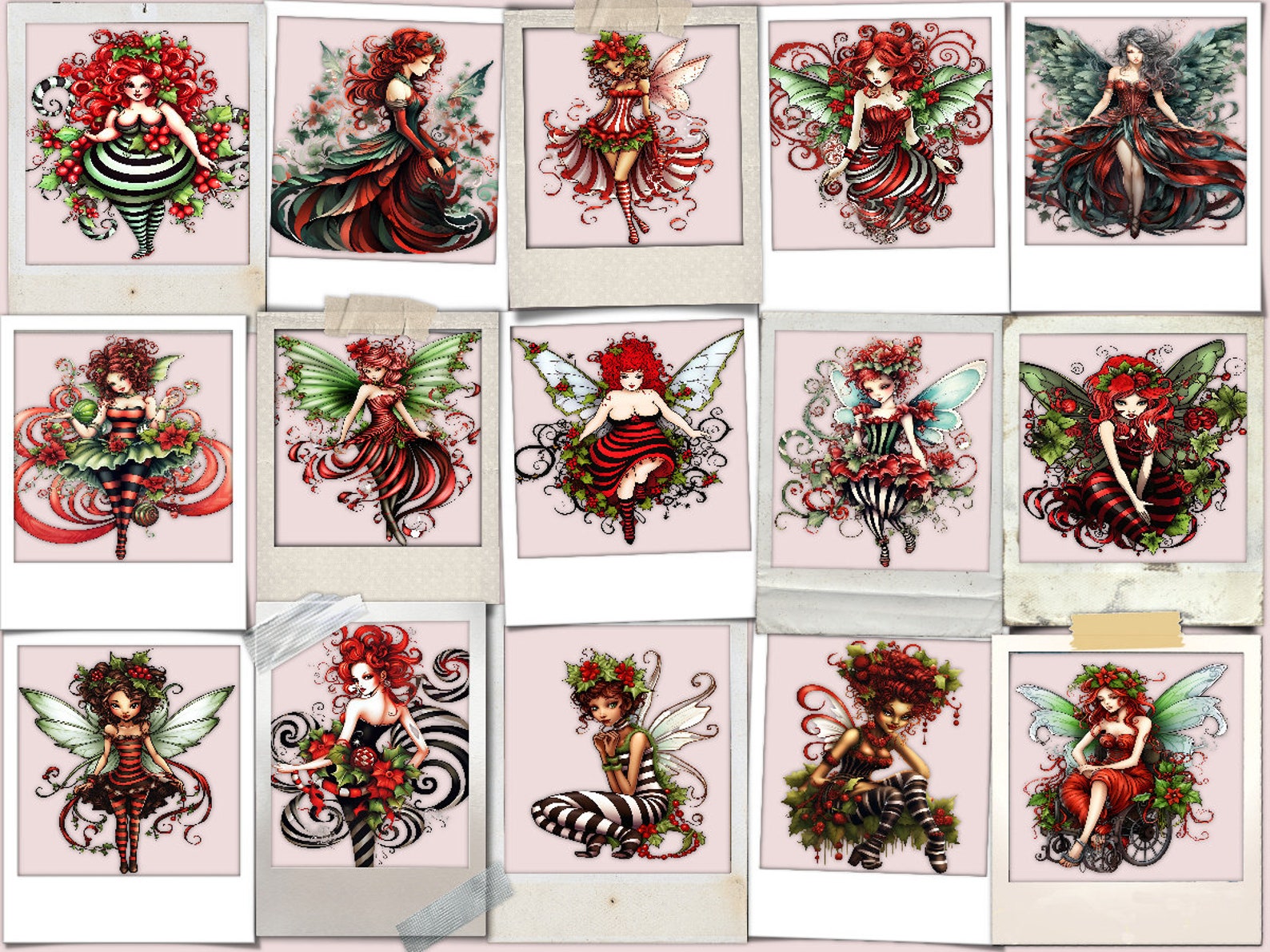 Graphics Fae Christmas Elegant Fairy Fairies Fae Graphics Transparent Commercial ...