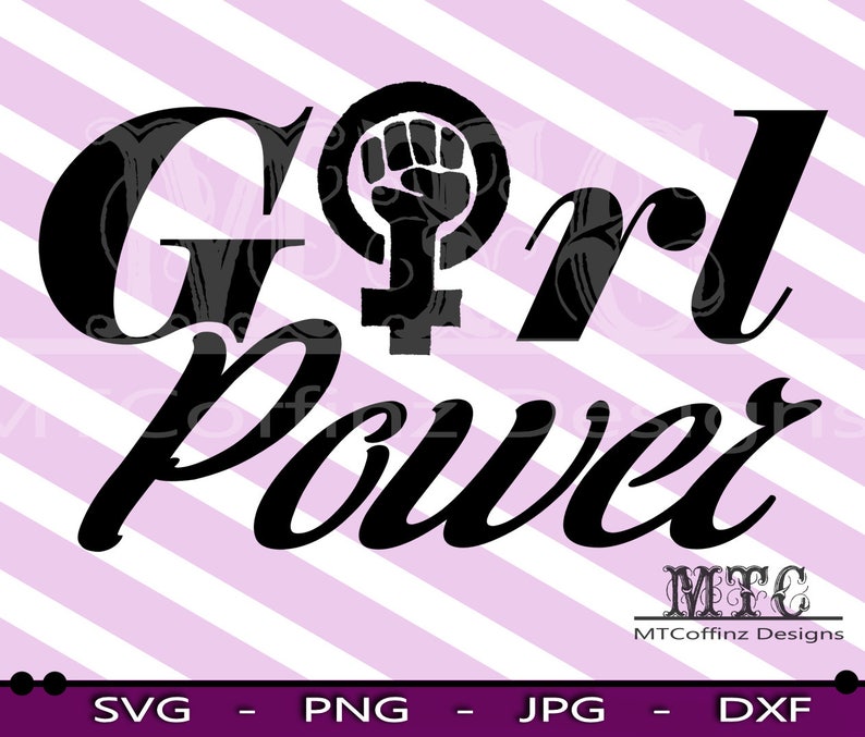 Download Girl Power Protest Fist SVG Cutting Files Silhouette Cameo | Etsy
