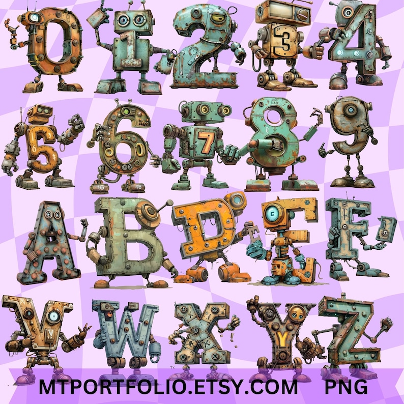 Letra R Robo Letras de robot PNG, alfabeto steampunk, letras individuales, clipart ...