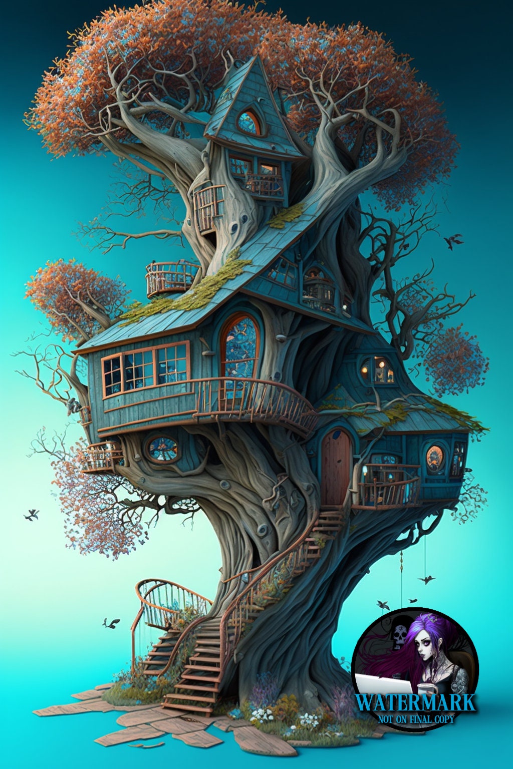 アクリル絵画　“Tree House” il_fullxfull.4879742441_ywbm.jpg