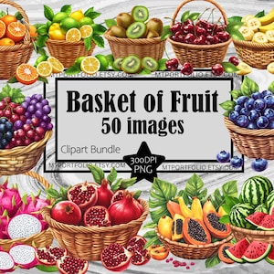 Corbeille de fruits Clipart agrumes corbeille de fruits PNG Graphics maison Dec sous licence commerciale transparente Téléchargement numérique Sublimation Junk Journal