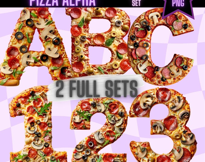 Pizza Letters Pizza Font Alphabet Png Pizza Clipart Png Doodle Letters ...