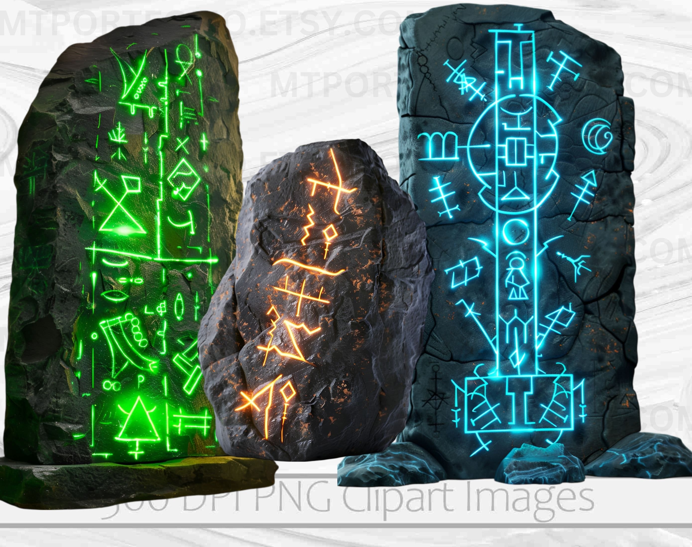 Rune Clipart Rune Monolith PNG Rune Tablet Cosplay RPG Gamer Clipart ...