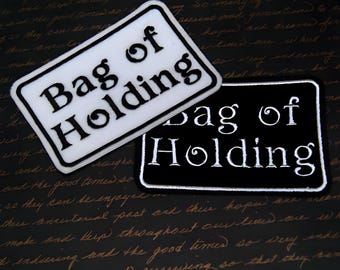 Bag of Holding Embroidery design pattern 4 inches - INSTANT Download