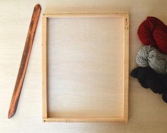 Großer Webstuhl - Natural Finish Loom - 14 "x 18" Rahmen-Webstuhl (nur Webstuhl)