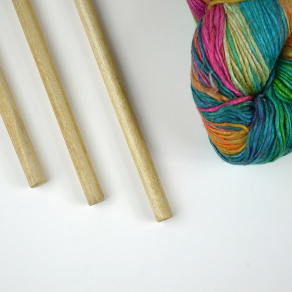 Large Hanging Dowels for Weavings and Other Fiber Wall Art - Natural Finish - Set of 3 - 15" (38cm)