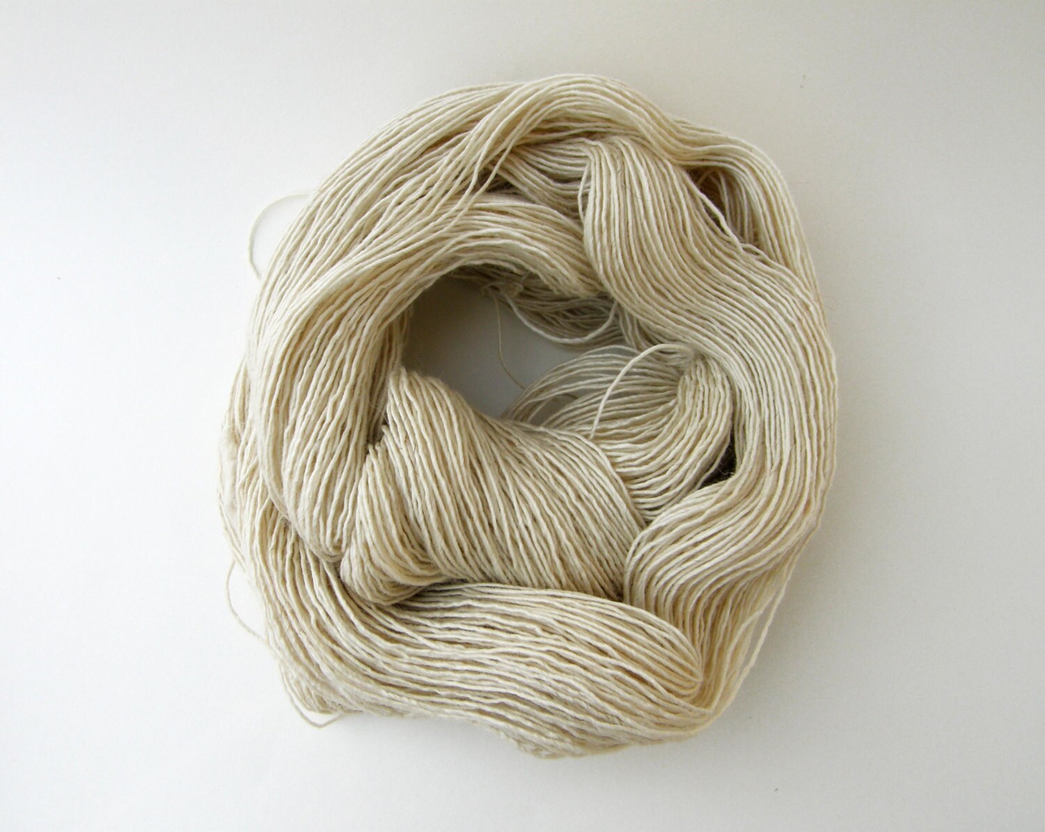 Natural White Wool Warp Yarn for Hand Looms Navajo Weaving Etsy