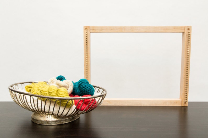 Wooden Weaving Loom - Natural Finish Frame Loom - Loom Only image 2