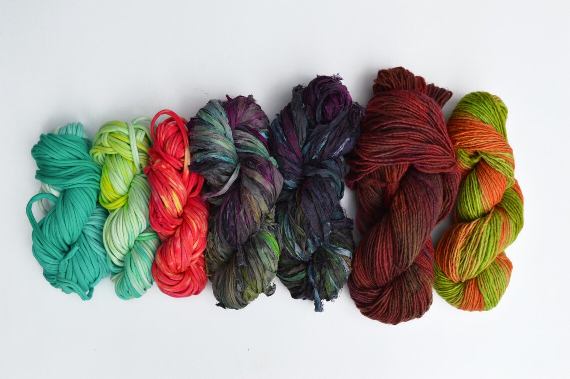 Yarn Dyeing Kit Using Fiber Reactive Dyes Learn to Dye Yarn Etsy