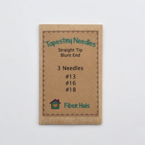 Blunt End Tapestry Needles or Cross Stitch Needles, Yarn Needles Set of 3 image 3