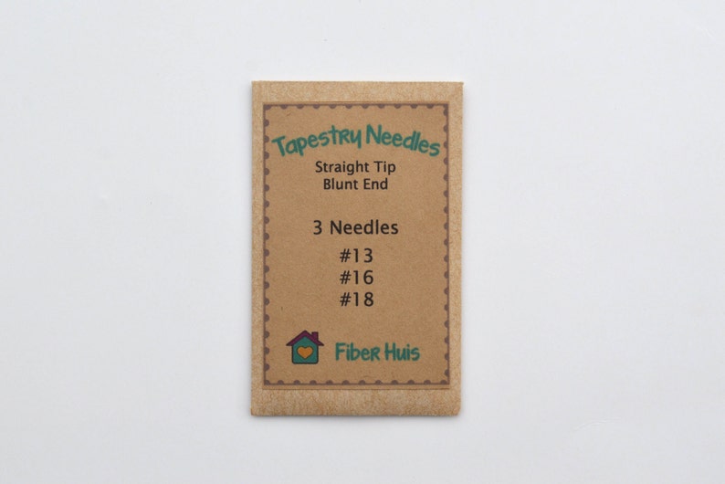 Blunt End Tapestry Needles or Cross Stitch Needles, Yarn Needles Set of 3 image 3