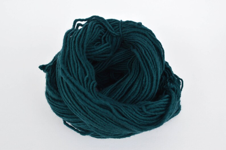 Teal Weaving Yarn Navajo Weaving Yarn Wool Yarn 4oz skein Etsy