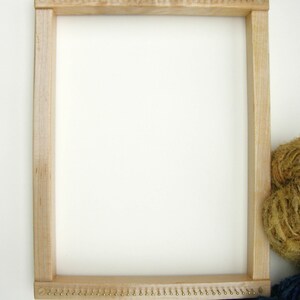 Wooden Weaving Loom - Natural Finish Frame Loom - Loom Only image 3