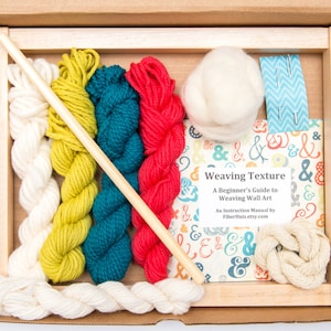 Weaving Loom Kit for Weaving Wall Art With Loom Calypso's Isle Bright Colors image 3