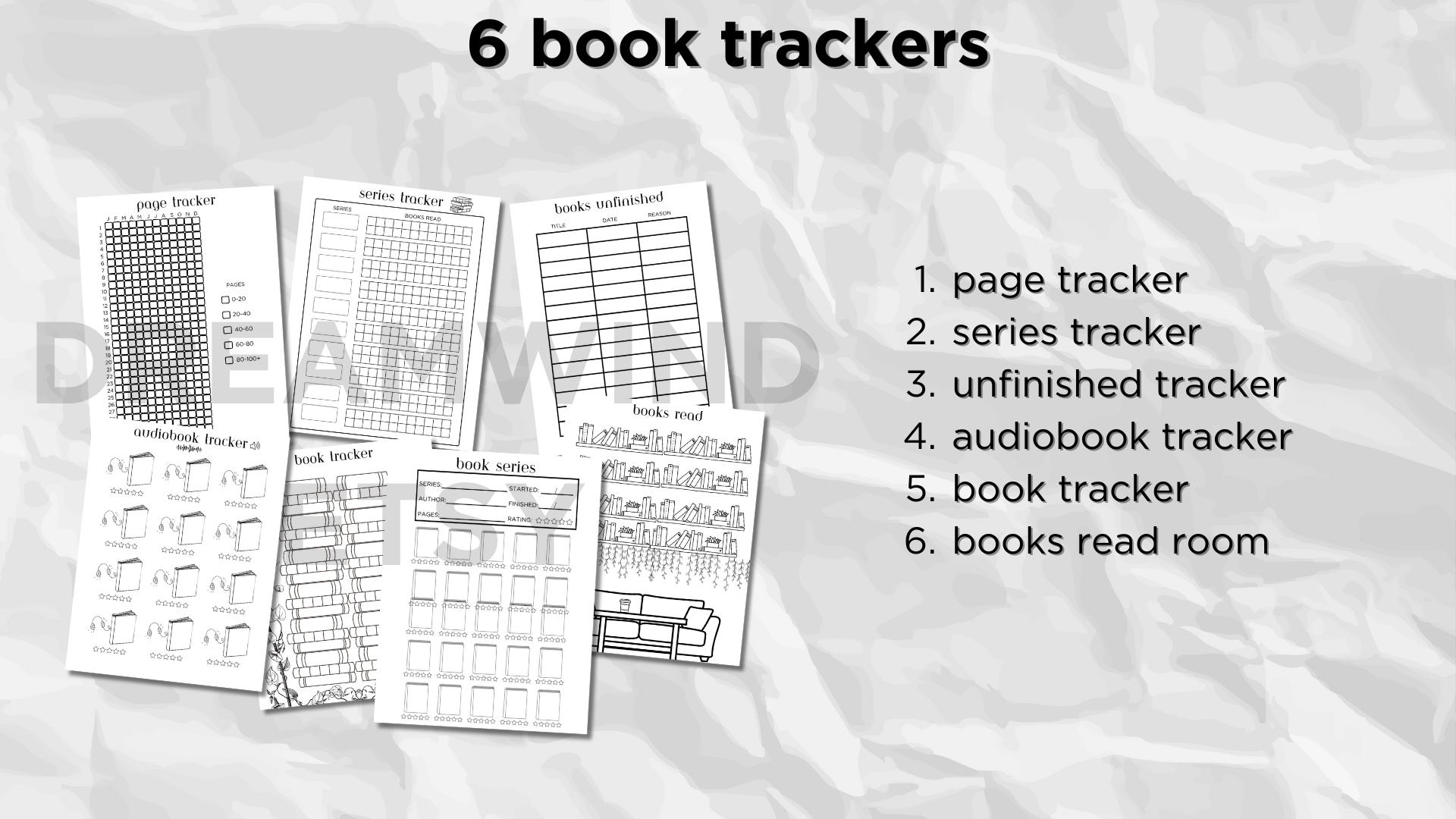 24-25 Reading Journal Bundle | Printable & Digital Journal With Planner ...