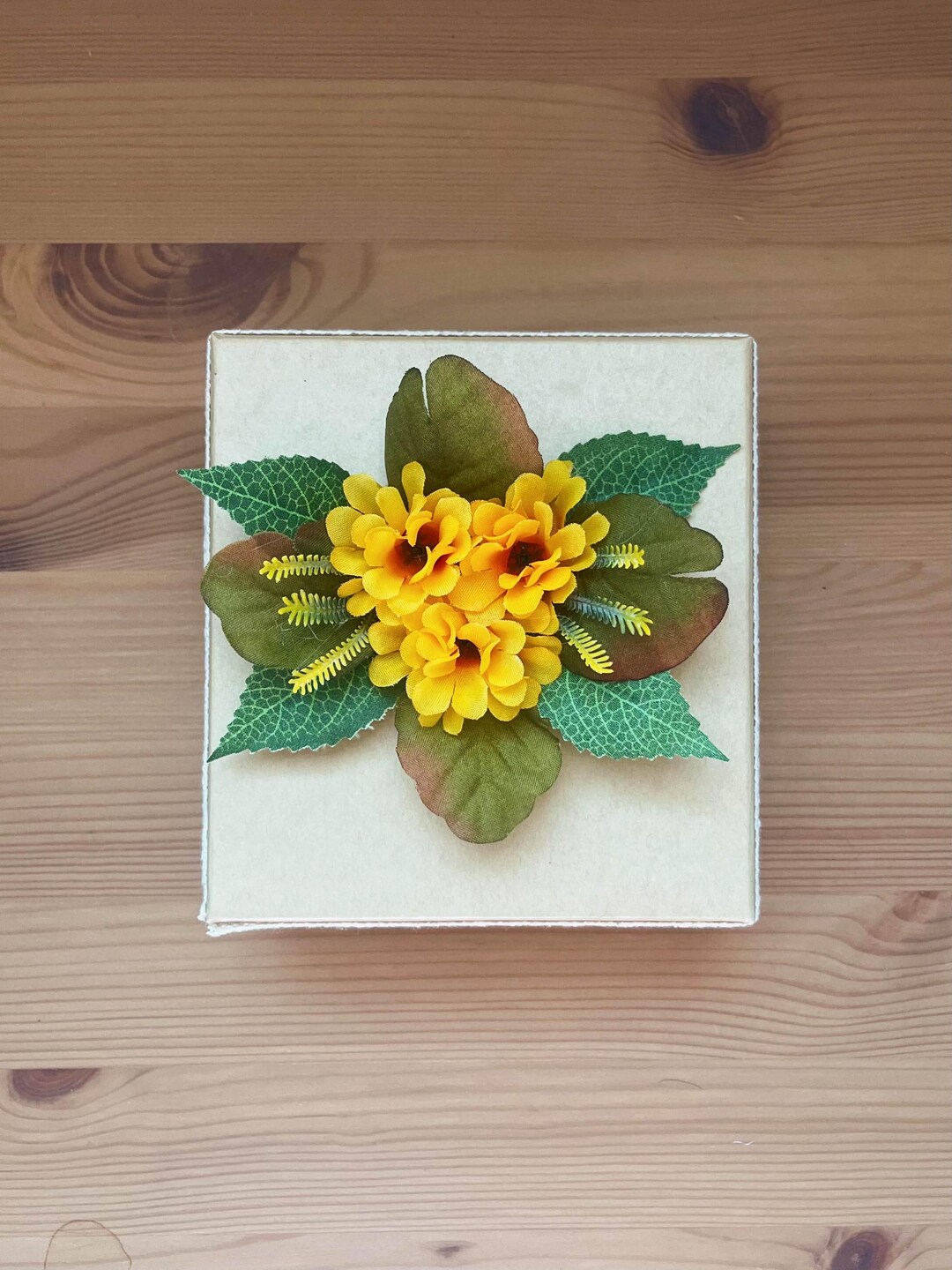 Gift Boxes, Floral Arrangement, Yellow Flowers, Handmade Flower ...