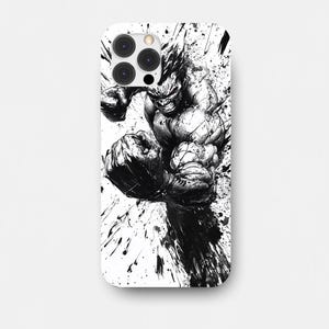 Anime phone case, anime punch  anime iPhone case , anime merch, anime art, anime boy , anime inspired phone case for iphone and samsung