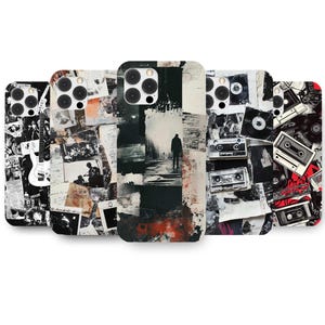 Rock n' Roll Aesthetic, Rock and Roll Collage Phone Case for iPhone and Samsung, Grunge Punk Rock Phone Case, Rockstar, Music lover gift