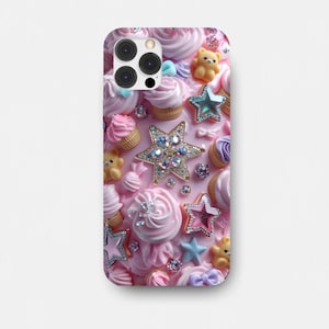 Decoden phone case, decoden, kawaii decoden, decoden case, samsung decoden, decoden iphone case glitter charm phone case