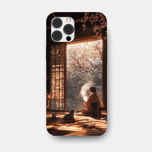 Anime phone case, anime cat  anime iPhone case , anime merch, anime art, anime girl , anime inspired phone case for iphone and samsung