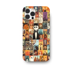 Tough Cases, Halloween Themes Phone Case, Spooky Gothic Gift, Jack Skellington, Samsung, iPhone, Halloween Characters phone case