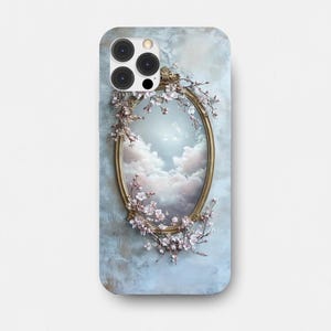 monogram phone case, monogram, monogram case, monogram iphone case, preppy monogram mirror phone case for iphone and samsung