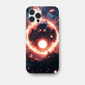 Anime phone case, anime action scene anime iPhone case , anime merch, anime art, anime boy ,anime inspired phone case for iphone and samsung