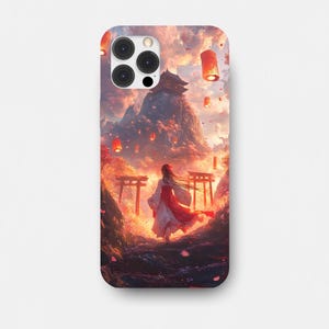Anime phone case, anime, shrine,  anime iPhone case , anime merch, anime art, anime girl , anime inspired phone case for iphone and samsung