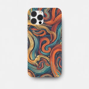 Retro Stripes, Retro Striped Pattern, Retro Aesthetic Vintage Cover for for iPhone 16 15 14 13 12 11 pro max and Samsung S24 S23 S22 S21