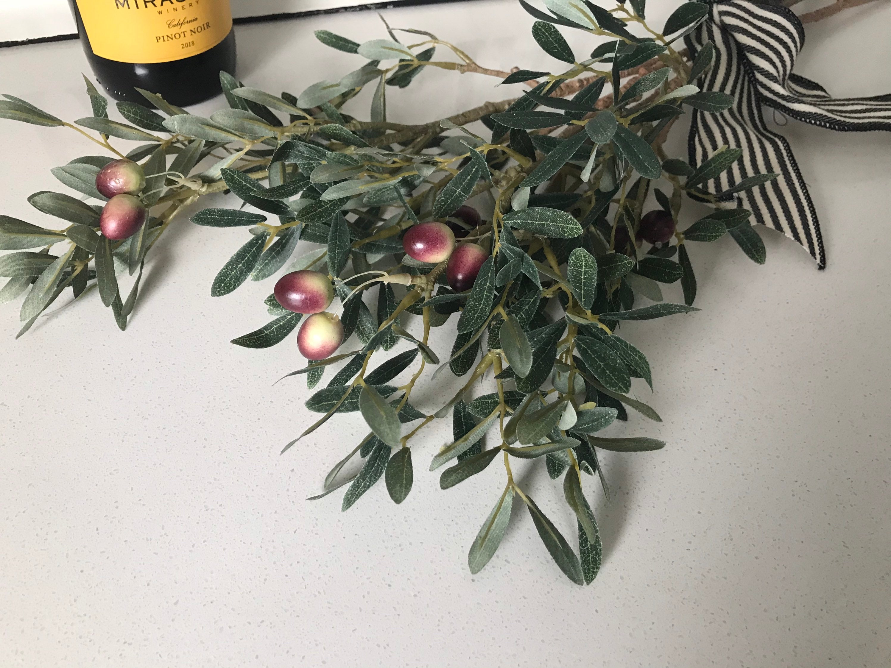 OLIVE branch Home decor Olive greenery Tuscan artificial Etsy