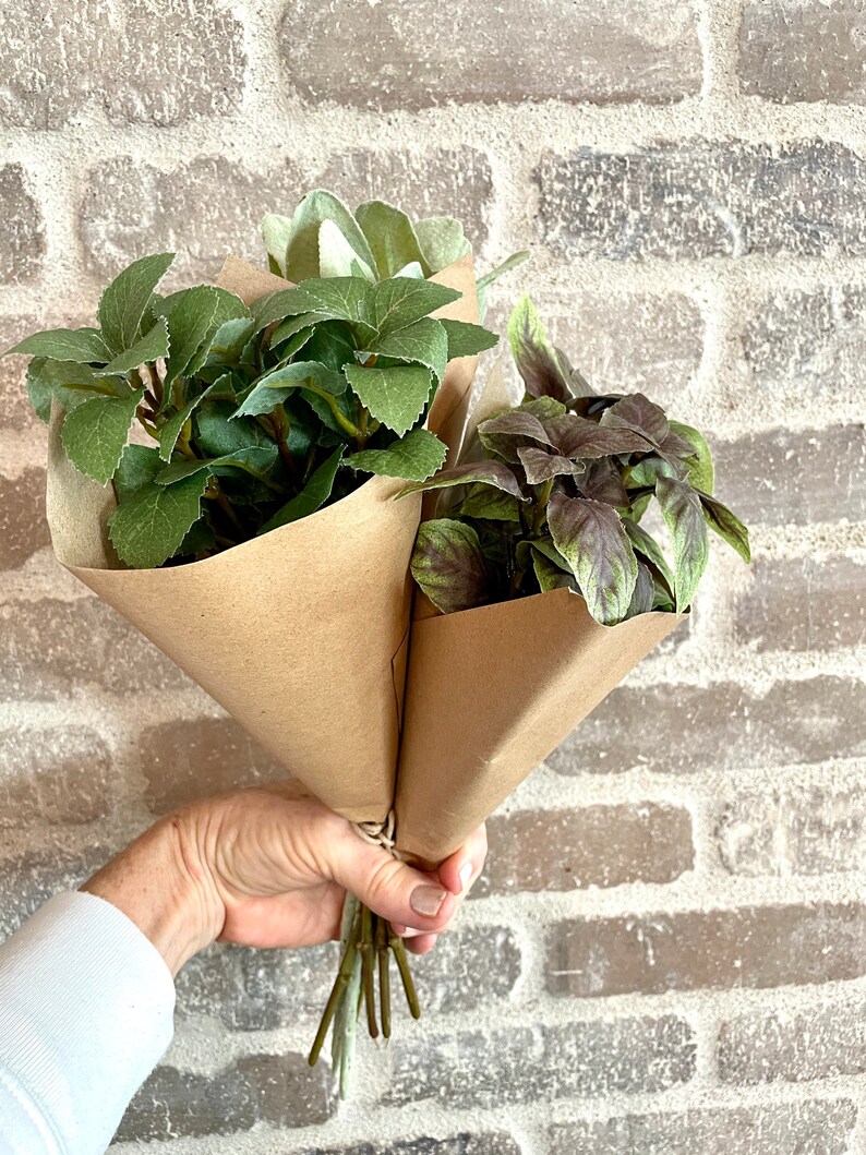Herb Bundles for the Home Artificial Farmhouse Plants Etsy